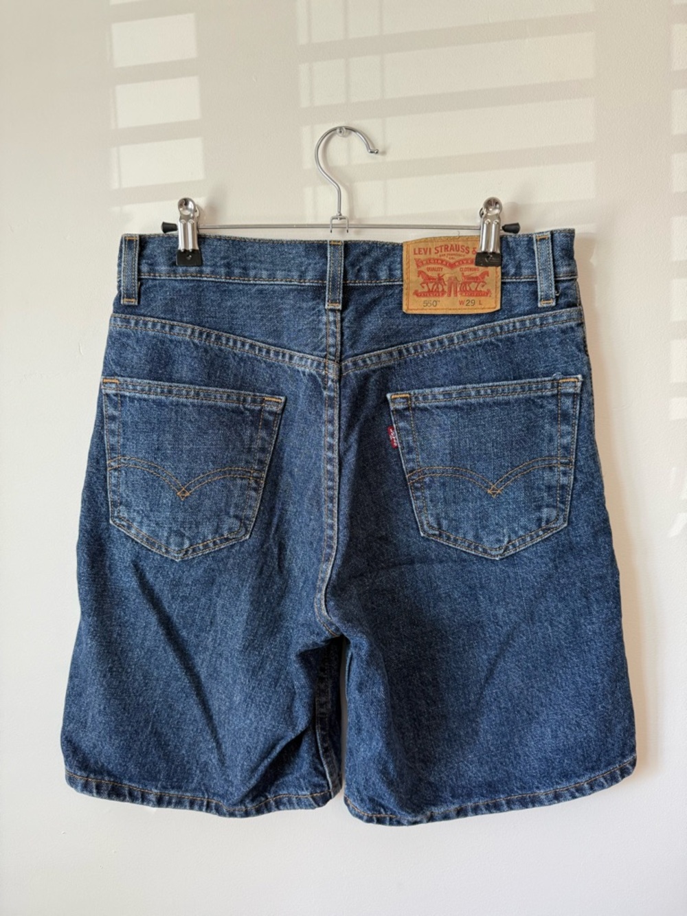 Levi's Men's Denim Jean Jorts Shorts - Dark Blue